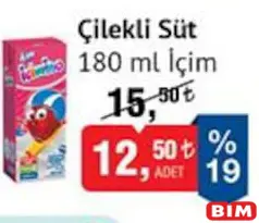 İÇİM ÇİLEKLİ SÜT 180 ML fiyat ve kampanya bilgisi
